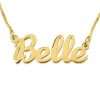 Gold Plated Cursive Name Necklace