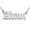 Old English Name Necklace