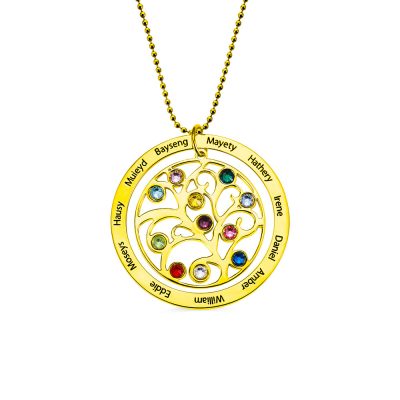 18K Gold Plated Silver 925 Circle